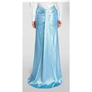 New NWT STAUD Voyager Satin Fishtail Maxi Sz 4 Retails $475